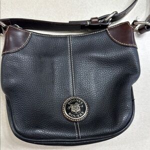 Dooney & Bourke Black Leather Crossbody Bag